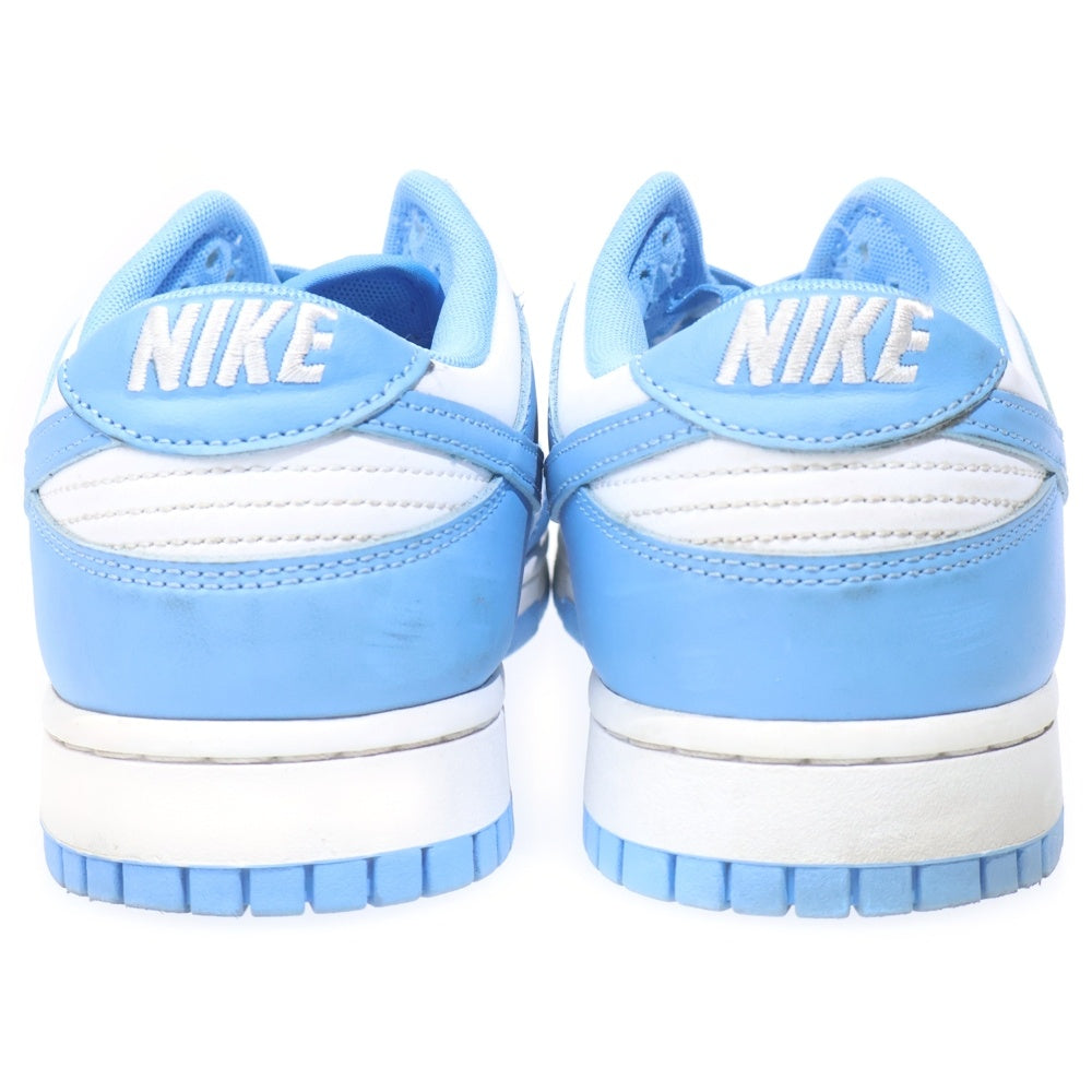 NIKE(ナイキ) DUNK LOW RETRO UNC UNIVERSITY BLUE ダンク レトロ ノースカロライナ ローカットスニーカー ホワイト/ブルー US10/28cm DD1391-102