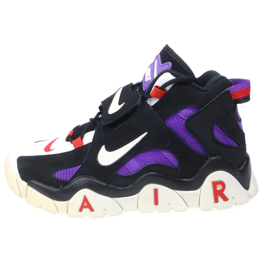 NIKE(ナイキ) AIR BARRAGE MID RAPTORS エアバラージ ラプターズ ミッドカットスニーカー ブラック/パープル US9.5/27.5cm CD9329-001