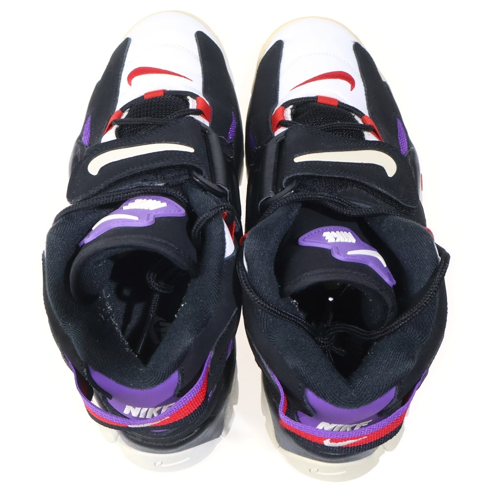 NIKE(ナイキ) AIR BARRAGE MID RAPTORS エアバラージ ラプターズ ミッドカットスニーカー ブラック/パープル US9.5/27.5cm CD9329-001
