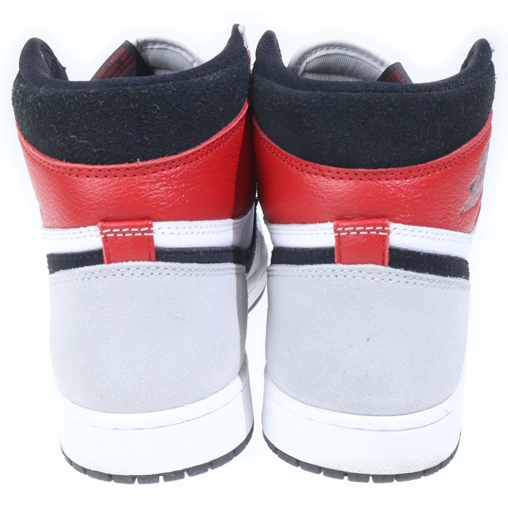 NIKE(ナイキ) AIR JORDAN 1 RETRO HIGH OG LIGHT SMOKE GREY エアジョーダン1 ライトスモークグレー ハイカットスニーカー ホワイト/グレー US10/28cm 555088-126