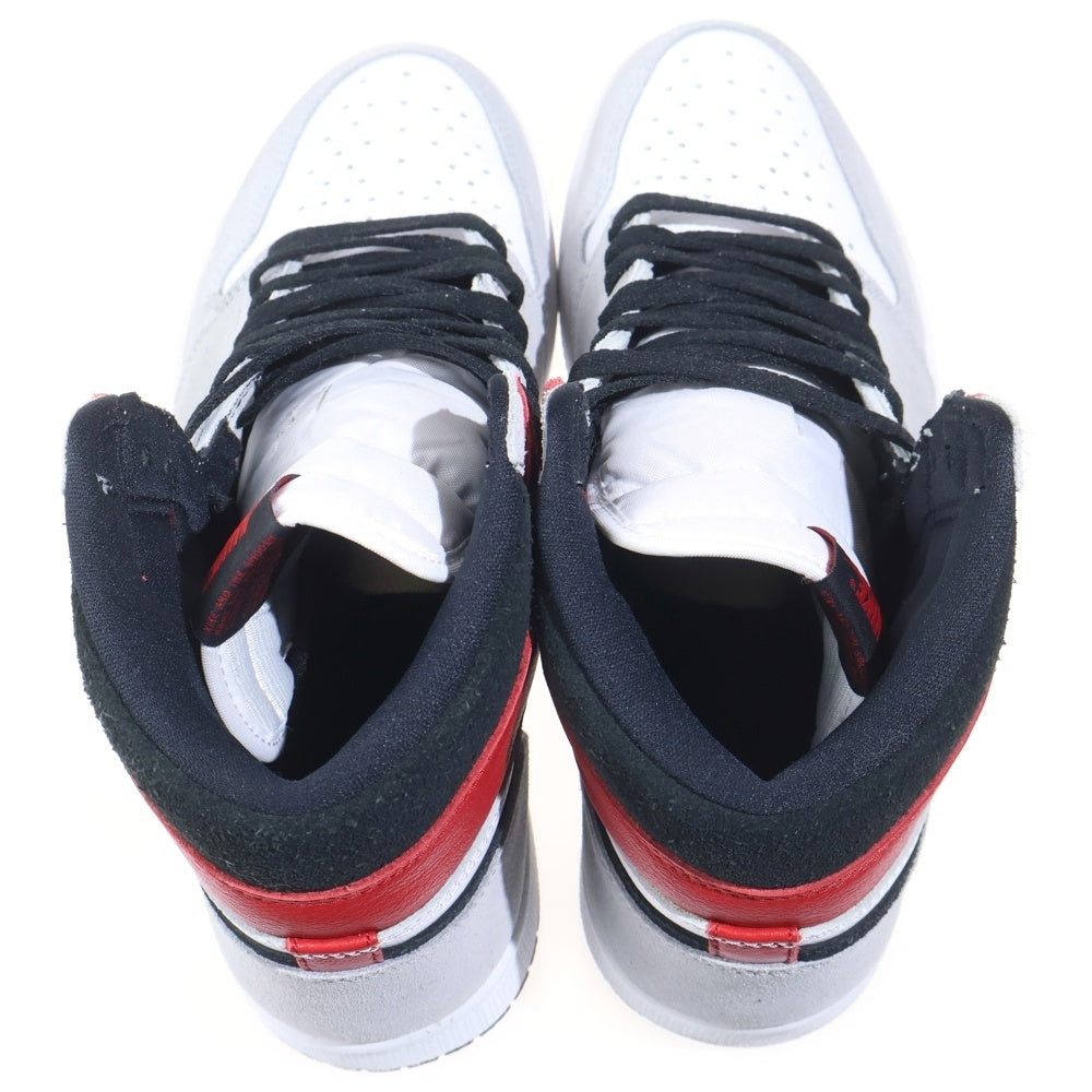 NIKE(ナイキ) AIR JORDAN 1 RETRO HIGH OG LIGHT SMOKE GREY エアジョーダン1 ライトスモークグレー ハイカットスニーカー ホワイト/グレー US10/28cm 555088-126