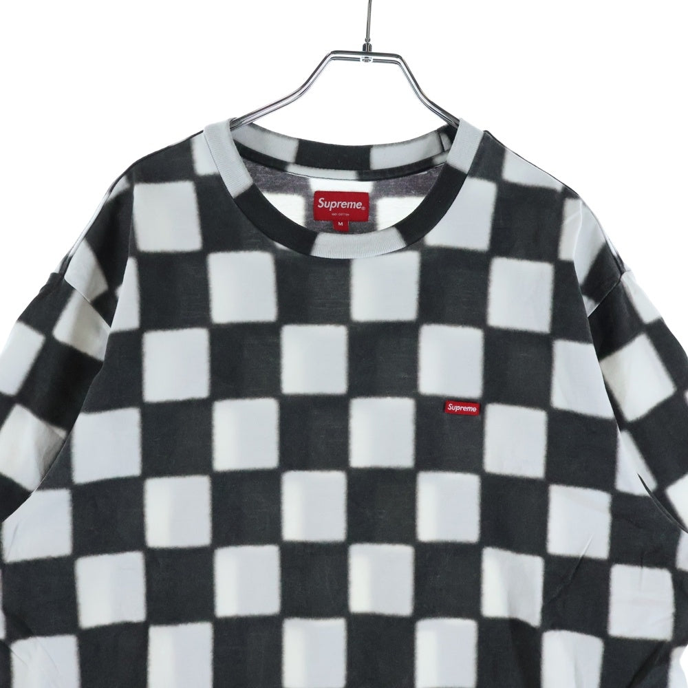 SUPREME(シュプリーム) 20SS Small Box Logo Tee Checkerboard スモール ボックスロゴ チェッカーボード クルーネック半袖Tシャツ カットソー ブラック/ホワイト