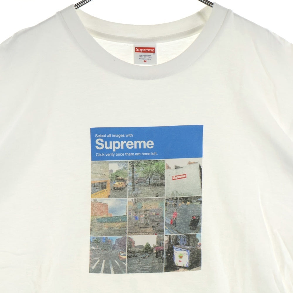 SUPREME(シュプリーム) 20AW Verify Tee ベリファイ クルーネック半袖Tシャツ カットソー ホワイト