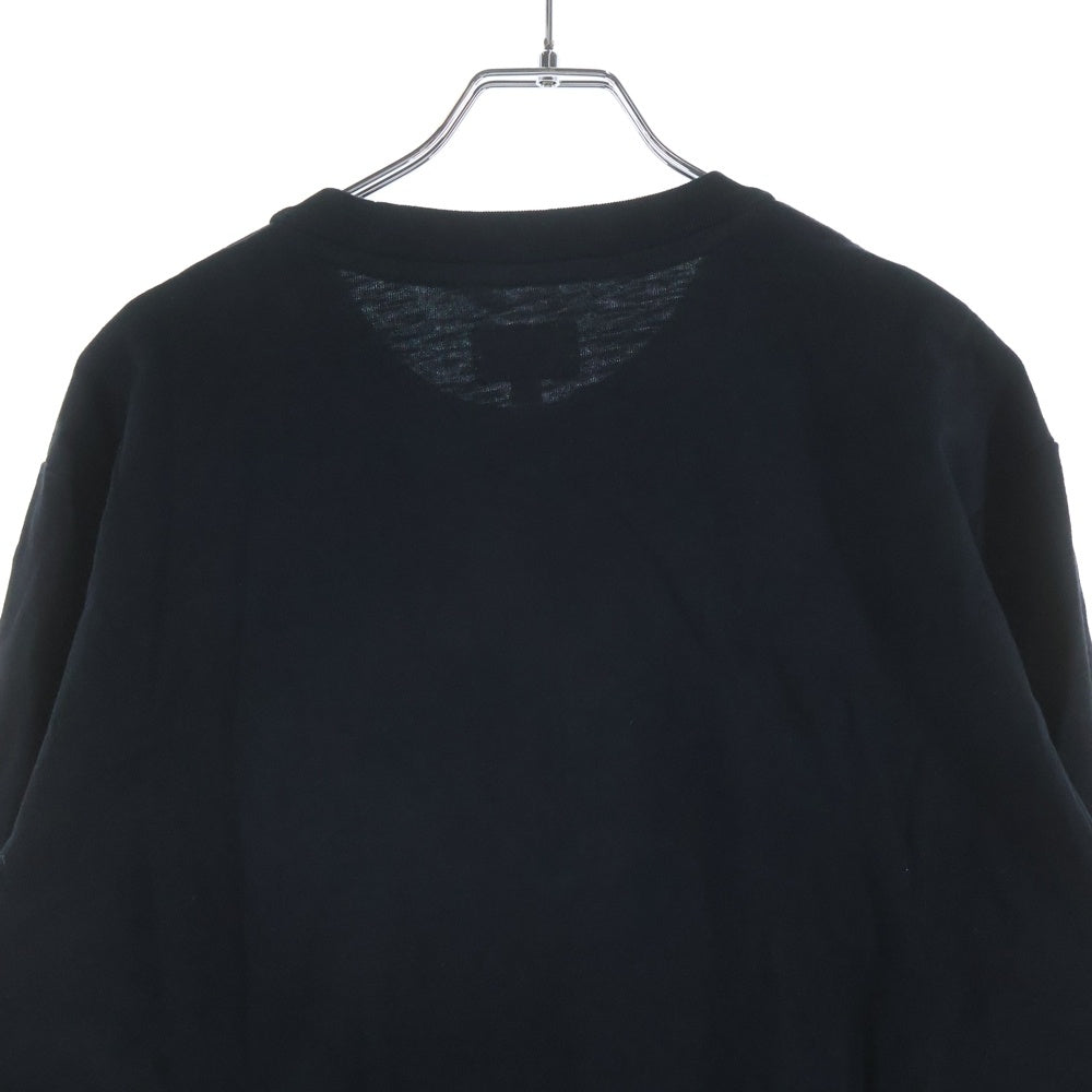 SUPREME(シュプリーム) 17AW Metallic L/S Tee メタリック クルーネック長袖Tシャツ カットソー ブラック