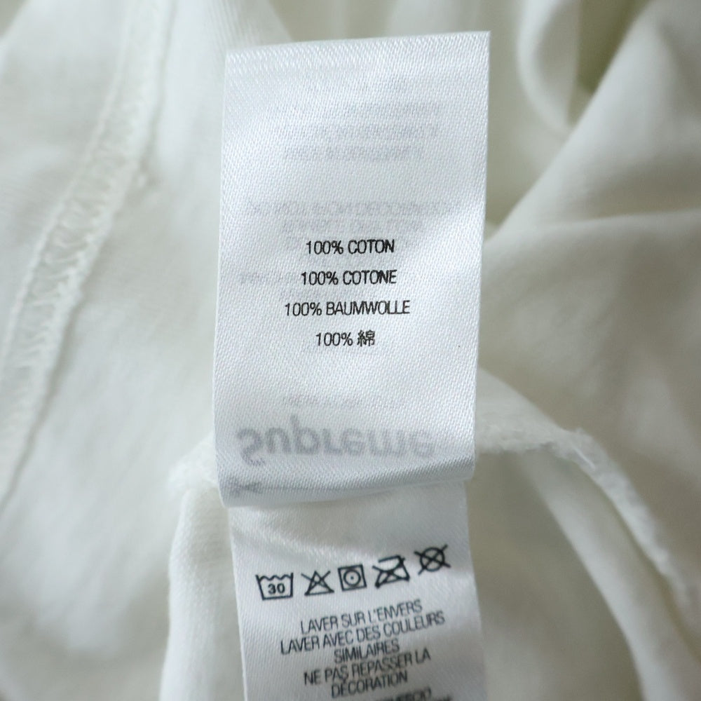 SUPREME(シュプリーム) 22SS Washed Handstyle Tee ウォッシュド ハンドスタイル クルーネック半袖Tシャツ カットソー ホワイト