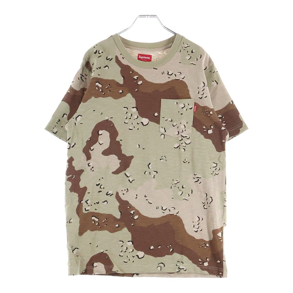 SUPREME(シュプリーム) 17SS Desert Camo Tee デザート カモ クルーネック半袖Tシャツ カットソー ブラウン/カーキ