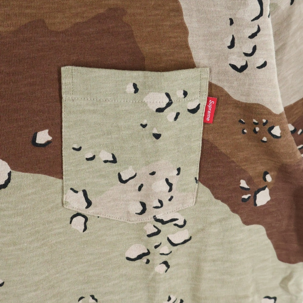 SUPREME(シュプリーム) 17SS Desert Camo Tee デザート カモ クルーネック半袖Tシャツ カットソー ブラウン/カーキ