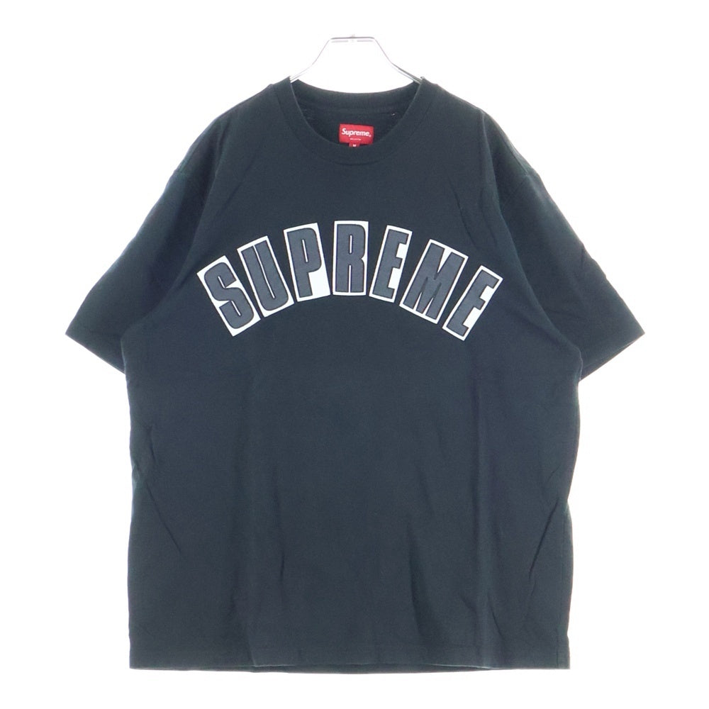 SUPREME(シュプリーム) 20SS Arc Applique S/S Top アーチ アップリケ クルーネック半袖Tシャツ カットソー ブラック