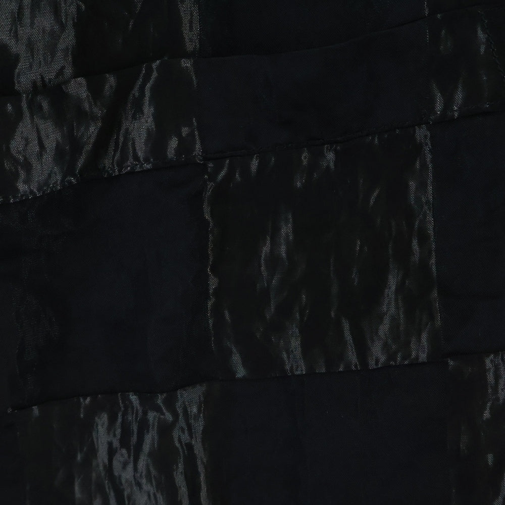 Needles(ニードルス) 18SS CABANA SHIRT カバナ ボックスチェック 半袖シャツ ブラック OT096