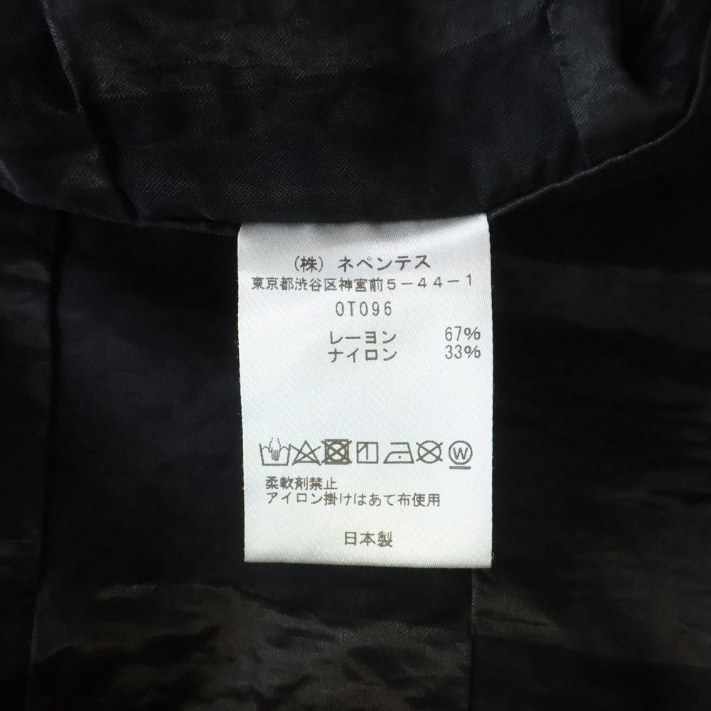 Needles(ニードルス) 18SS CABANA SHIRT カバナ ボックスチェック 半袖シャツ ブラック OT096
