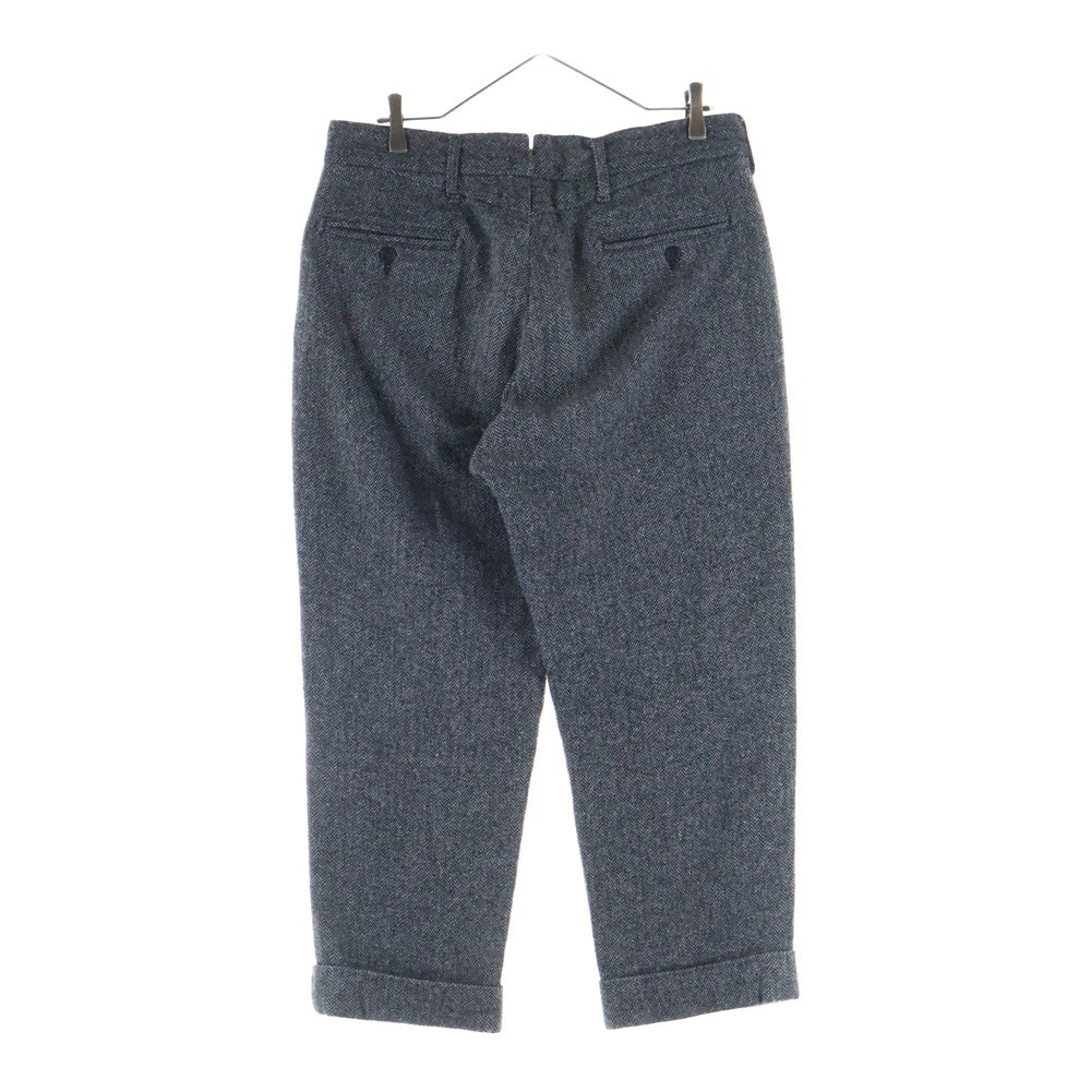 Engineered Garments(エンジニアド ガーメンツ) ヘリンボーン ウール混 テーパードスラックスパンツ グレー