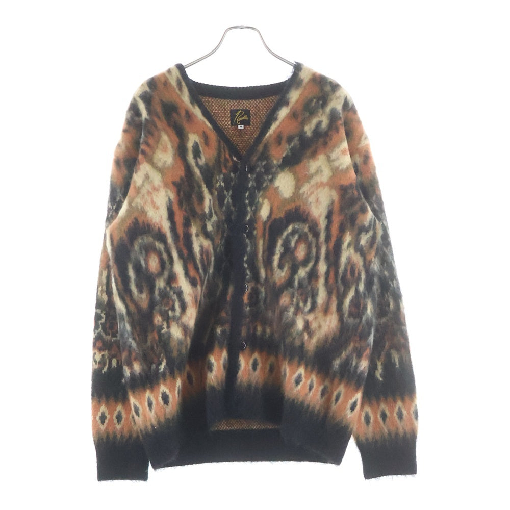 Needles(ニードルス) 25AW MOHAIR CARDIGAN PAISLEY ペイズリー モヘヤニットカーディガン マルチカラー RW356