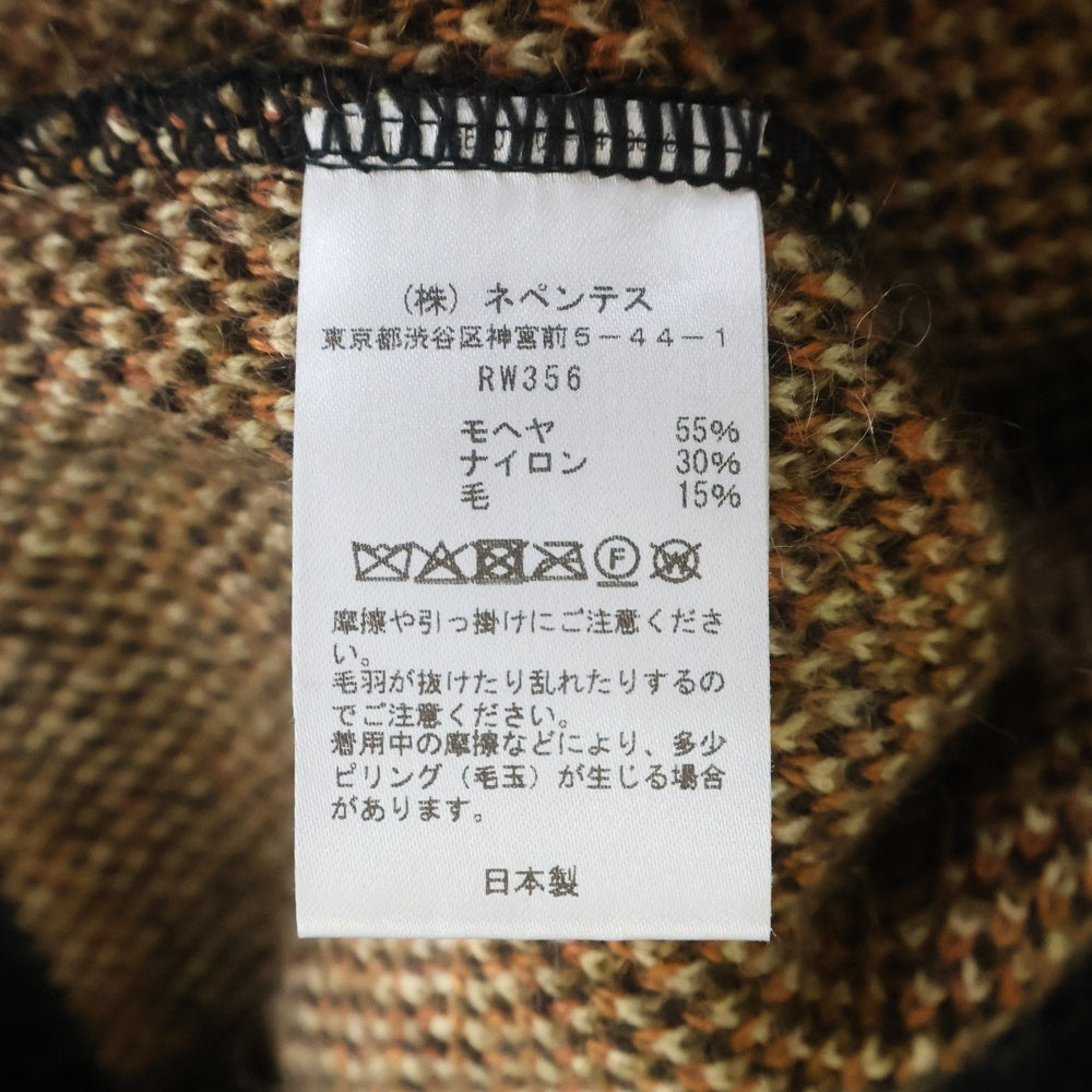 Needles(ニードルス) 25AW MOHAIR CARDIGAN PAISLEY ペイズリー モヘヤニットカーディガン マルチカラー RW356