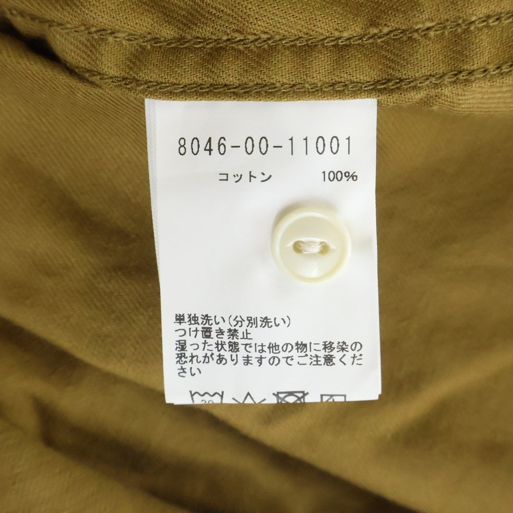 NIGEL CABOURN(ナイジェルケーボン) BASEBALL SHIRT S/S TYPE2 ショートスリーブ ベースボールシャツ ブラウン 8046-00-11001
