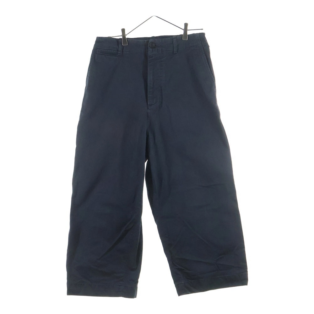 AURALEE オーラリー 20AW WASHED FINX CHINO WIDE PANTS ウォッシュド フィンクス ワイドチノパンツ ネイビー A20AP01CN AURALEE(オーラリー) 20AW WASHED FINX CHINO WIDE PANTS ウォッシュド