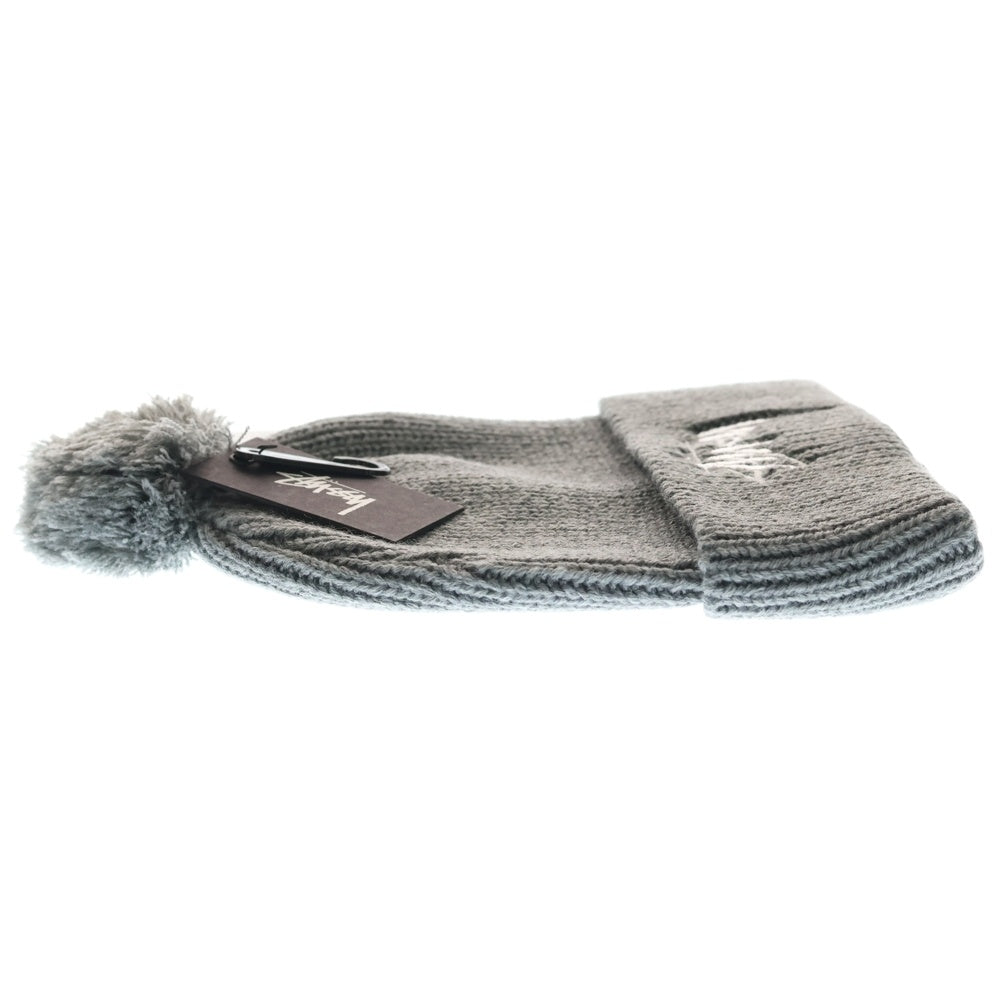 STUSSY(ステューシー) STOCK FA15 POM BEANIE ストック ポム ニットビーニー 帽子 グレー 132715 レディース