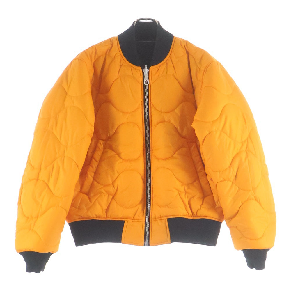 STUSSY(ステューシー) 24SS BUILT REVERSIBLE BOMBER JACKET ロゴ刺繍 リバーシブル ボンバージャケット ブラック/オレンジ #115743