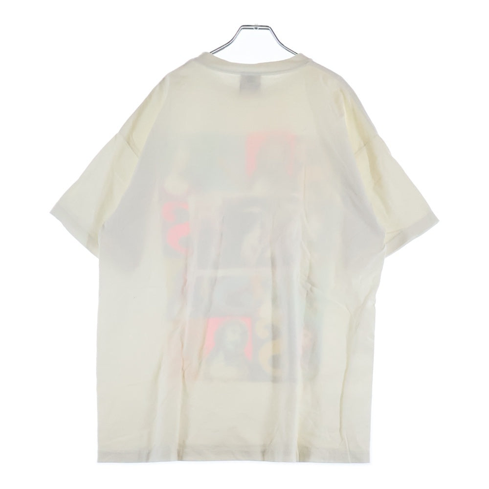 SAINT MICHAEL(セントマイケル) 24SS SW SS TEE VEGES ショーンウェザースプーン ベガス クルーネック半袖Tシャツ カットソー ホワイト SM-YS8-0000-C15