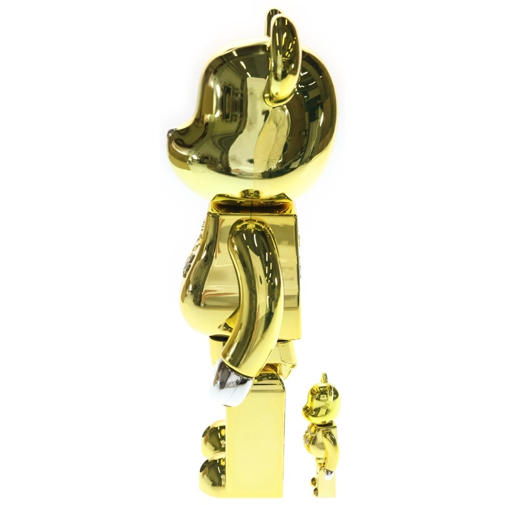 MEDICOM TOY(メディコムトイ) BE@RBRICK 25th Anniversary Model 100% & 400% ベアブリック アニバーサリーモデル フィギュア ゴールド