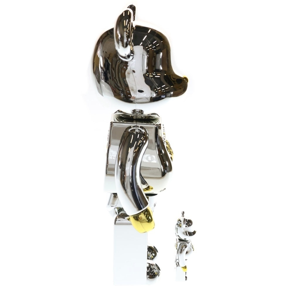 MEDICOM TOY(メディコムトイ) BE@RBRICK 20th Anniversary Model 100% & 400% ベアブリック アニバーサリーモデル フィギュア シルバー
