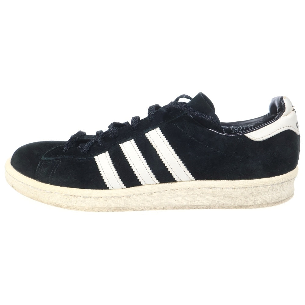 adidas(アディダス) CAMPUS 80s JP PACK VNTG キャンバス ジャパンパック ビンテージ ローカットスニーカー ブラック/ホワイト US8/26cm S82737