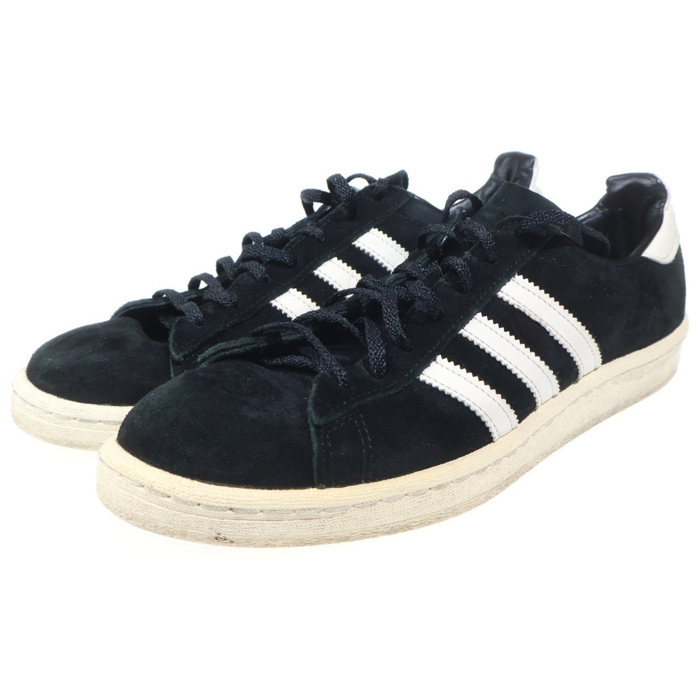 adidas(アディダス) CAMPUS 80s JP PACK VNTG キャンバス ジャパンパック ビンテージ ローカットスニーカー ブラック/ホワイト US8/26cm S82737