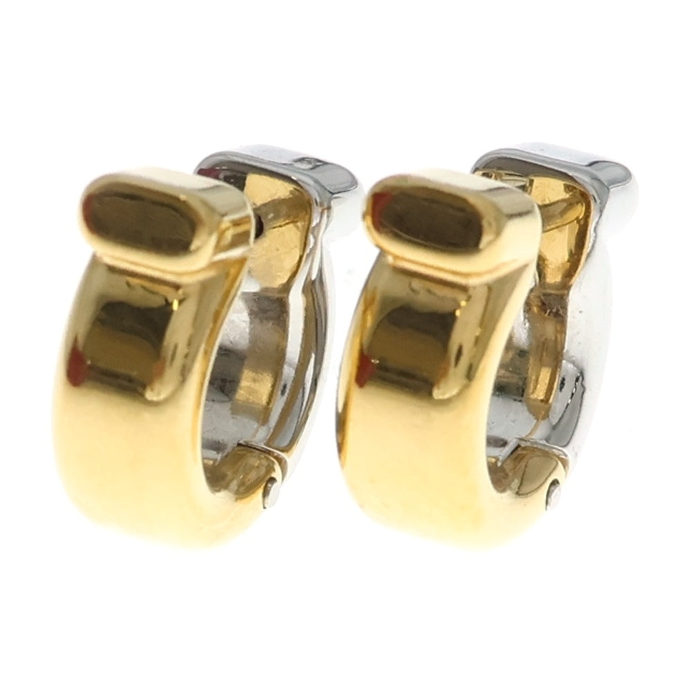 Salvatore Ferragamo(サルヴァトーレ フェラガモ) EAR GANFUT P ガンチーニ バイカラー 真鍮ピアス レディース ゴールド/シルバー 76 0583/001