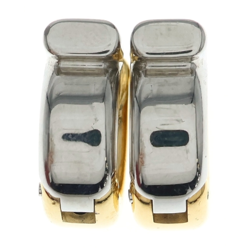 Salvatore Ferragamo(サルヴァトーレ フェラガモ) EAR GANFUT P ガンチーニ バイカラー 真鍮ピアス レディース ゴールド/シルバー 76 0583/001