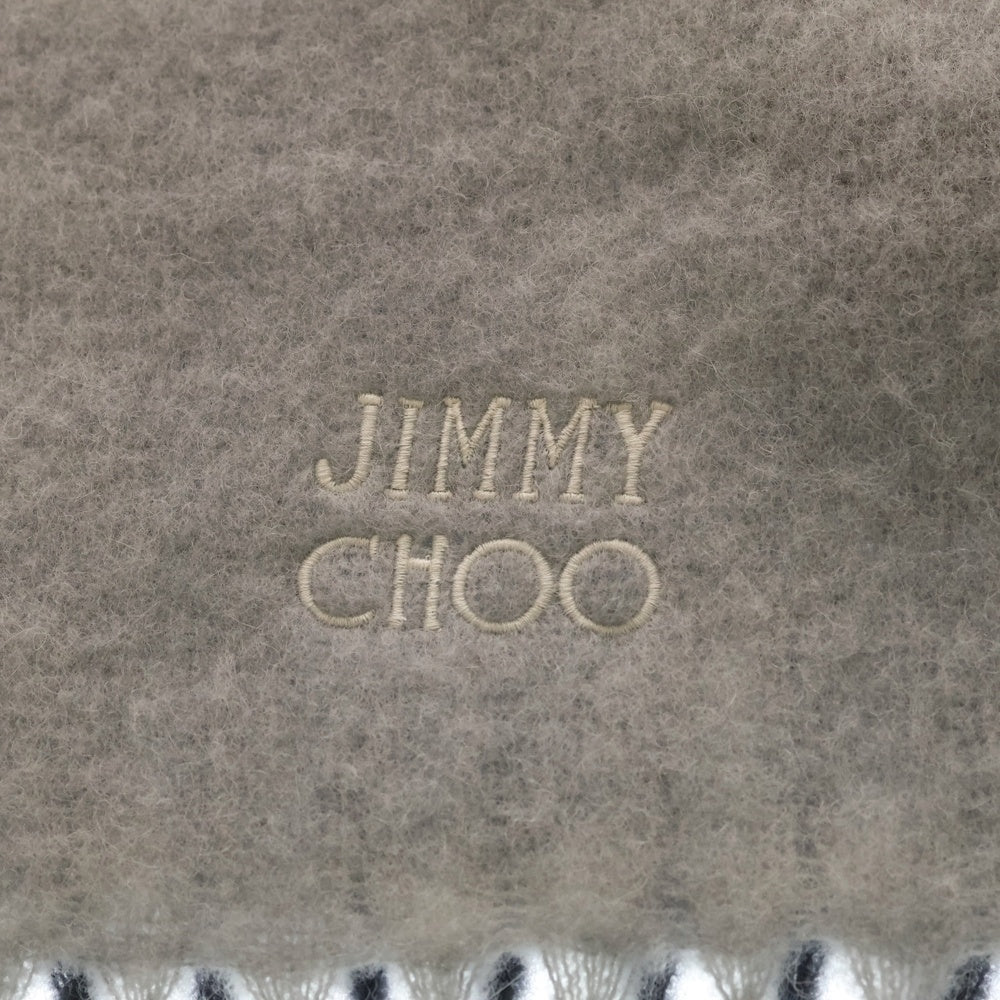 JIMMY CHOO(ジミーチュウ) DOMI SCARF ロゴエンブロイダリー グラデーション ドミスカーフ マフラー レディース マルチ J000172071