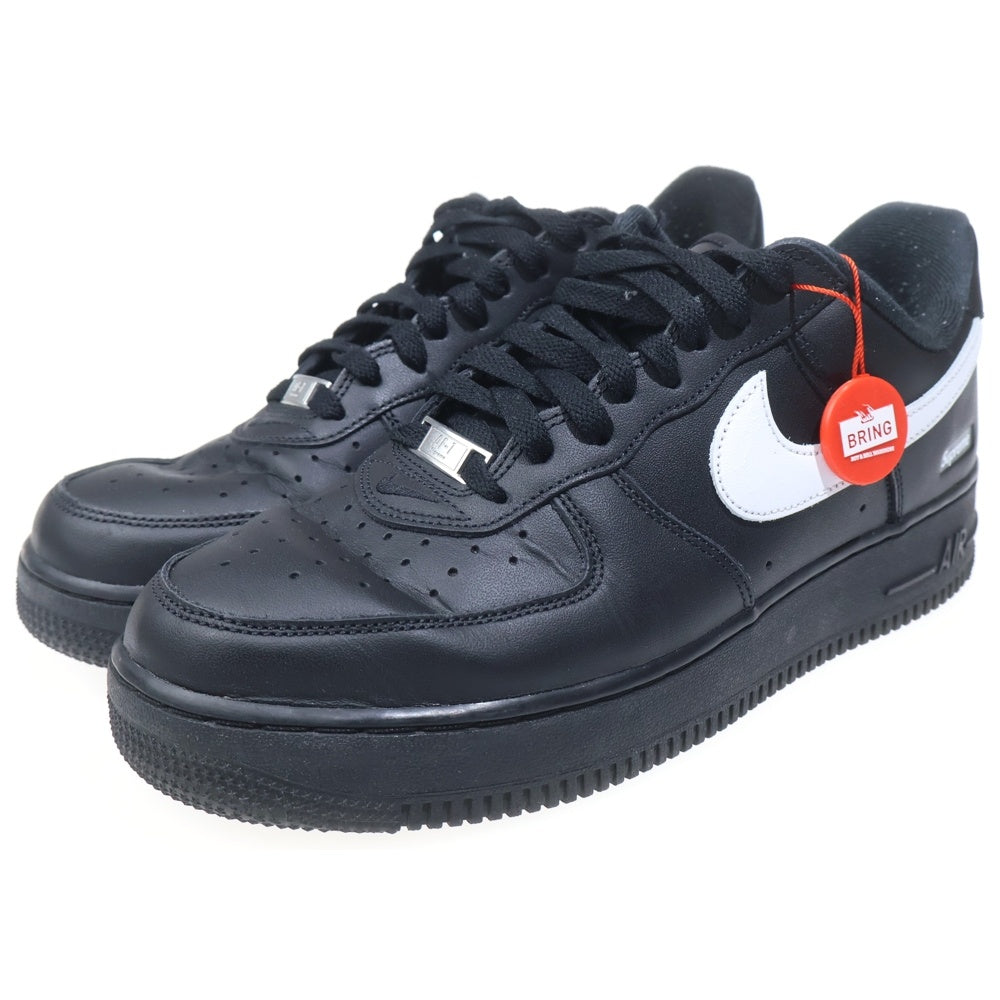 NIKE(ナイキ) ×SUPREME AIR FORCE 1 LOW シュプリーム エアーフォースワン ローカットスニーカー ブラック US9.5/27.5cm CU9225-002