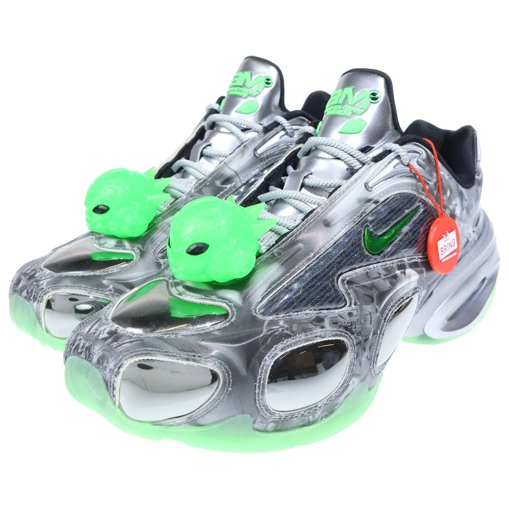 NIKE(ナイキ) ×WINDOUSEN AIR MAX MUSE ウィンドウセン エアマックスミューズ エナメル ローカットスニーカー シルバー/グリーン US9/26cm IH2120-002