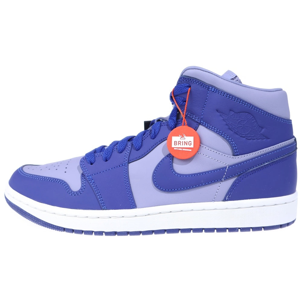 NIKE(ナイキ) WMNS AIR JORDAN 1 MID SE IRON PURPLE/DEEP ROYAL BLUE ウィメンズ エアジョーダン1 ミッドカットスニーカー DH7821-500 レディース