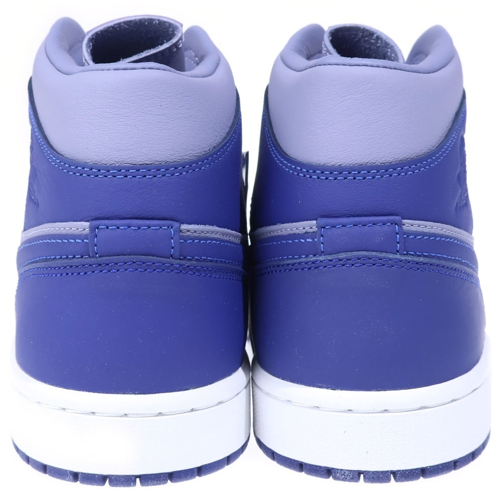 NIKE(ナイキ) WMNS AIR JORDAN 1 MID SE IRON PURPLE/DEEP ROYAL BLUE ウィメンズ エアジョーダン1 ミッドカットスニーカー DH7821-500 レディース
