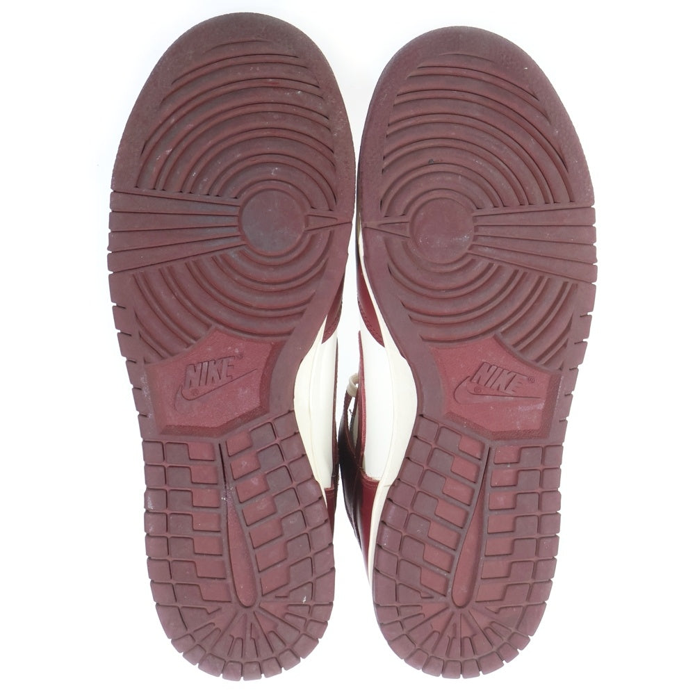 NIKE(ナイキ) WMNS DUNK HIGH SAIL/TEAM RED-PALE IVORY ウィメンズ ダンクハイ セイルチーム レッド パール アイボリー レッド/ホワイト US12/29cm DD1869-101 レディース