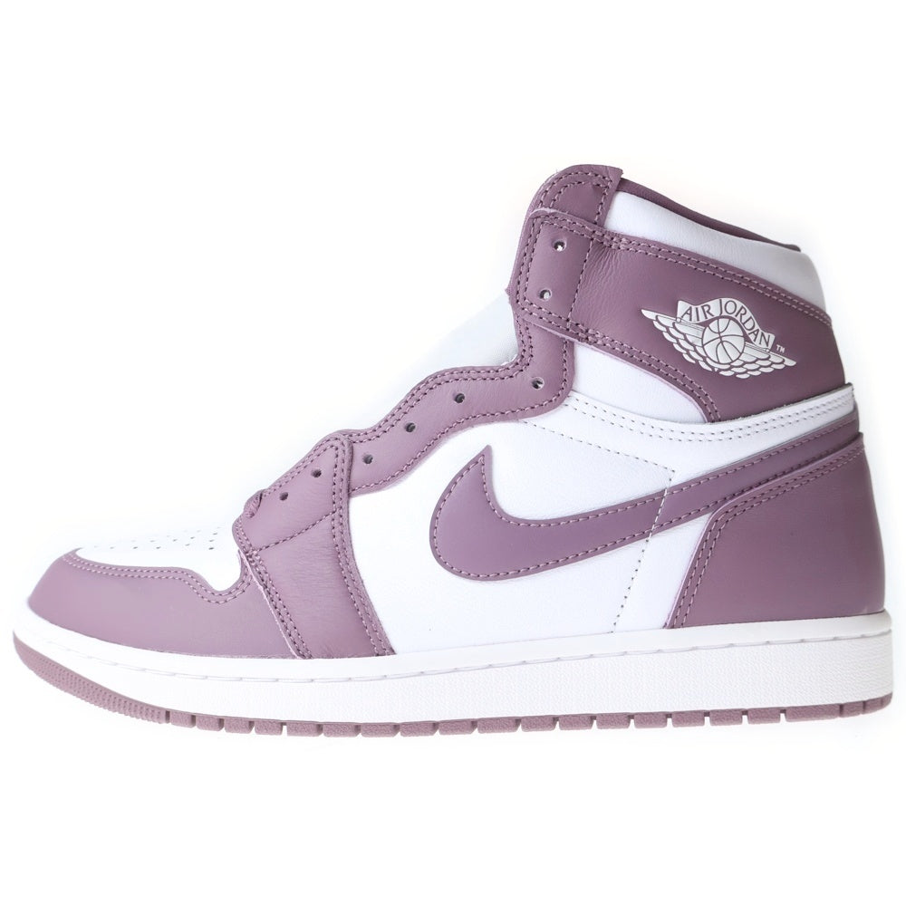 NIKE(ナイキ) AIR JORDAN 1 RETRO HIGH OG MAUVE エアジョーダン1 レトロ モーヴ レザーハイカットスニーカー ピンク/ホワイト US11/29cm DZ5485-105