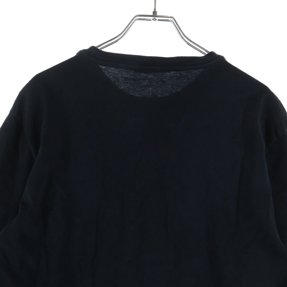 VERSACE(ヴェルサーチ) メデューサ ロゴエンブロイダリー 半袖Tシャツ カットソー ブラック