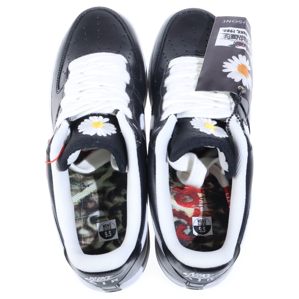NIKE(ナイキ) ×PEACEMINUSONE AIR FORCE 1 LOW PARA NOISE ピースマイナスワン エアフォース1 パラノイズ ローカットスニーカー ブラック US9.5/27.5cm AQ3692-001