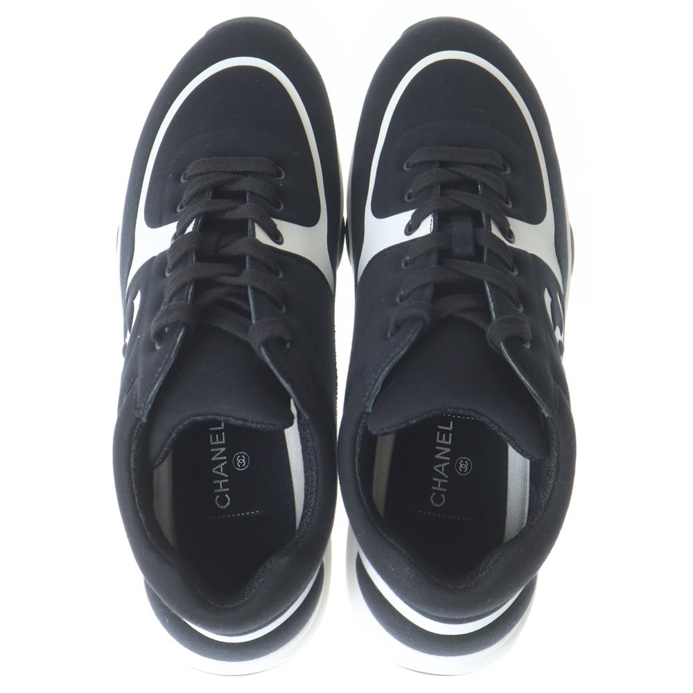 CHANEL(シャネル) 20C ココマーク ファブリック ローカットスニーカー ブラック G35365