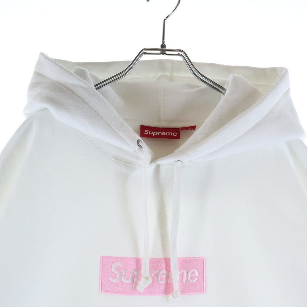 SUPREME(シュプリーム) 25AW Box Logo Hooded Sweatshirt ボックスロゴ プルオーバースウェットパーカー フーディー ホワイト