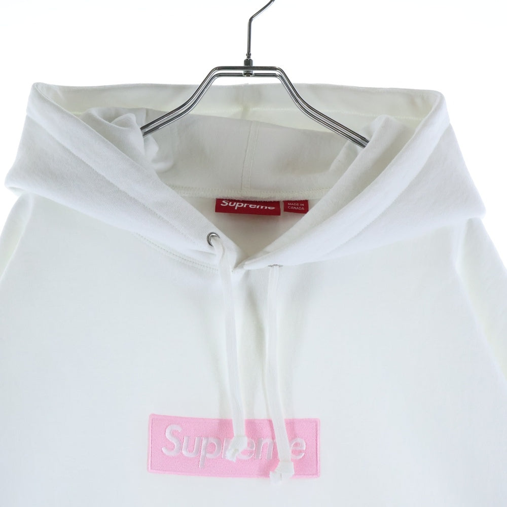 SUPREME(シュプリーム) 25AW Box Logo Hooded Sweatshirt ボックスロゴ プルオーバースウェットパーカー フーディー ホワイト