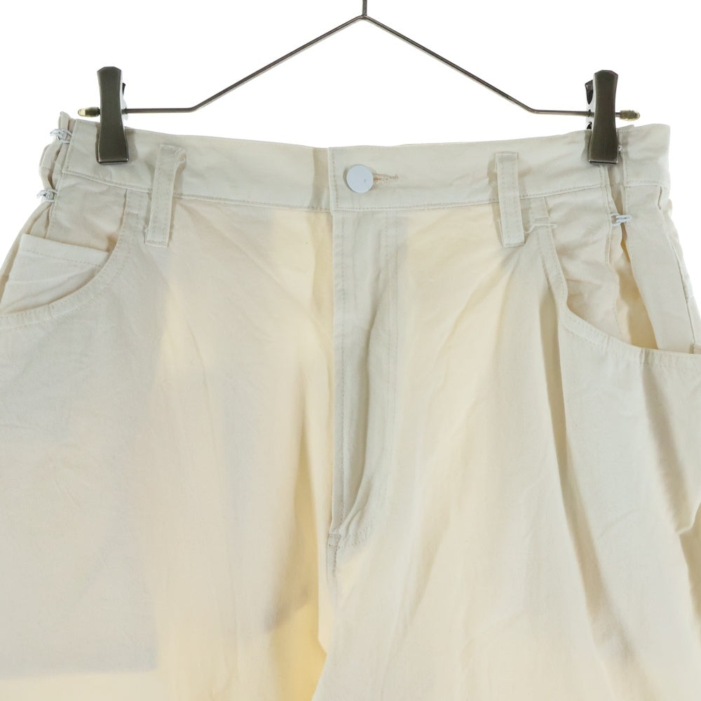 Stein(シュタイン) EX WIDE HOOKED DENIM JEANS ワイド フックド ストレートデニムパンツ ジーンズ アイボリー ST.150
