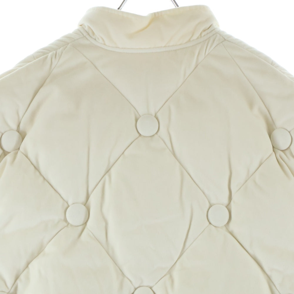 MASU(エムエーエスユー) 23AW VELVET SOFA DOWN JACKET ベルベット ソファ ジップアップダウンジャケット アイボリー MMFW-BL0121Z