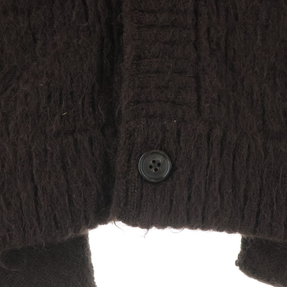 Stein(シュタイン) KID MOHAIR CARDIGAN キッド モヘア ニットカーディガン ブラウン ST.194