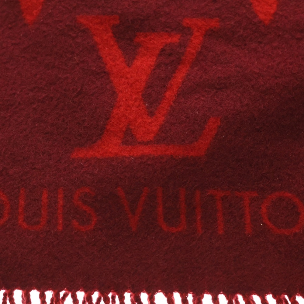 LOUIS VUITTON(ルイヴィトン) レイキャビック グラディエント モノグラム カシミヤ マフラー レッド M75505 レディース