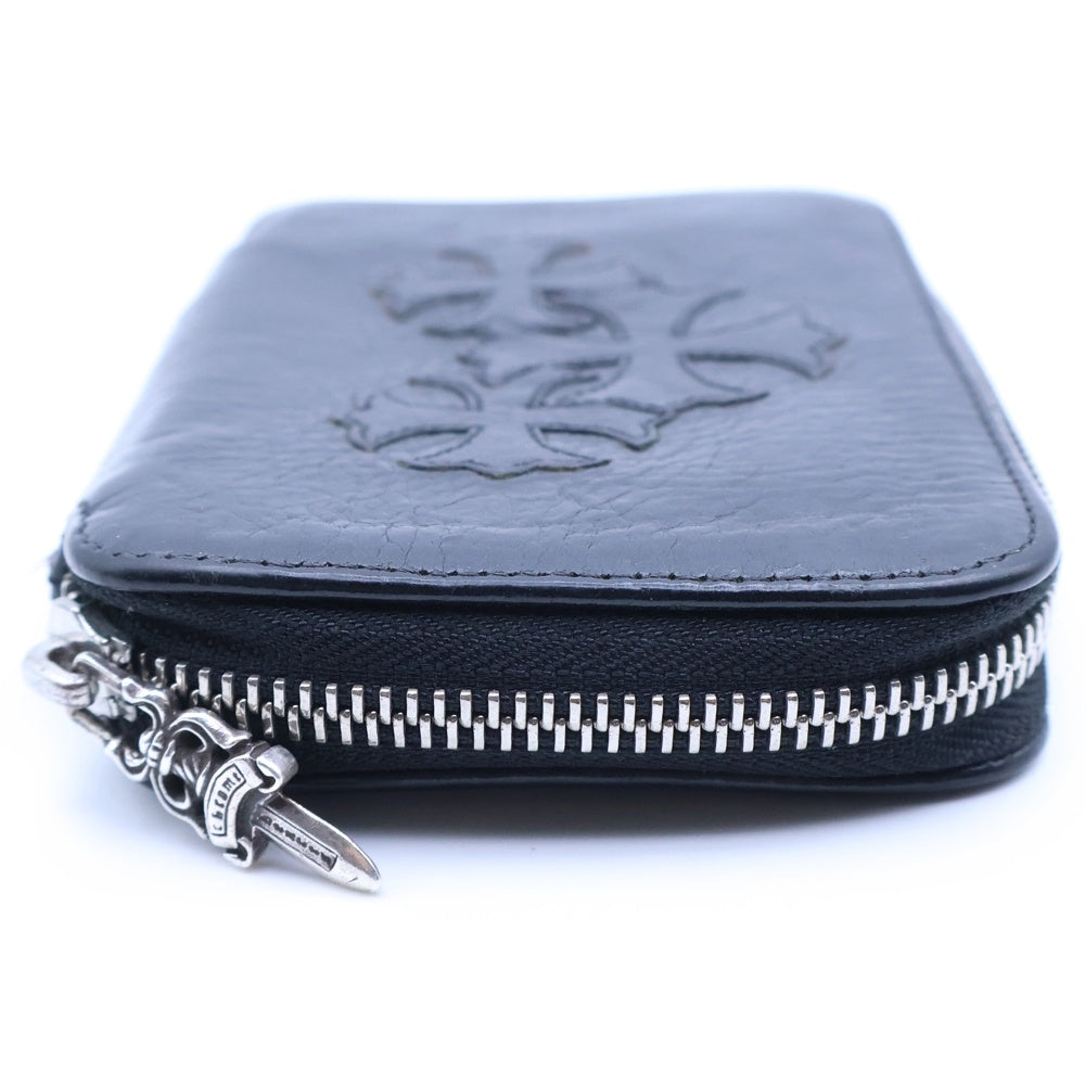 CHROME HEARTS(クロムハーツ) BABY BANK ROBBER ベイビー バンクローバーコインパース付き レザーウォレット 財布 ブラック