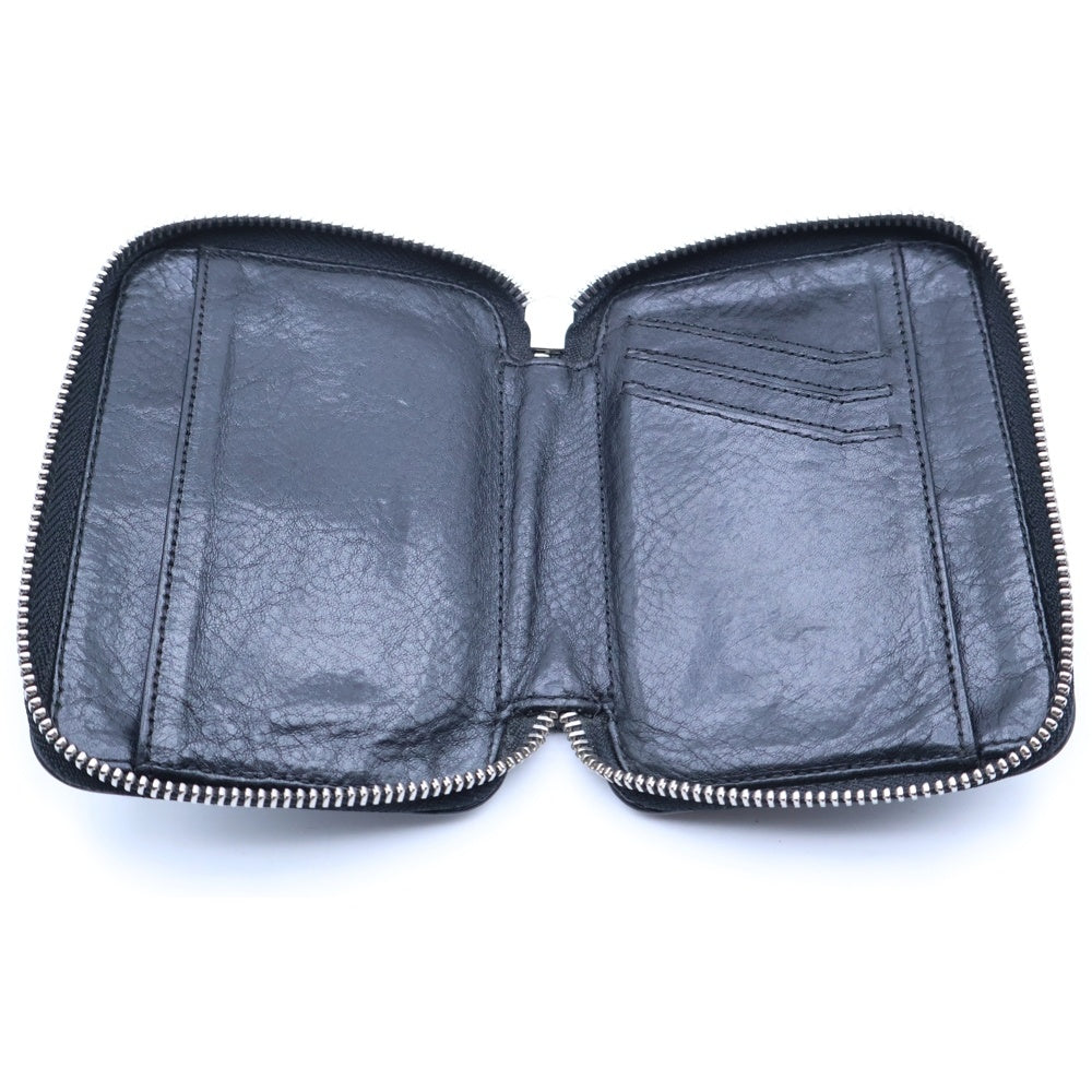 CHROME HEARTS(クロムハーツ) BABY BANK ROBBER ベイビー バンクローバーコインパース付き レザーウォレット 財布 ブラック