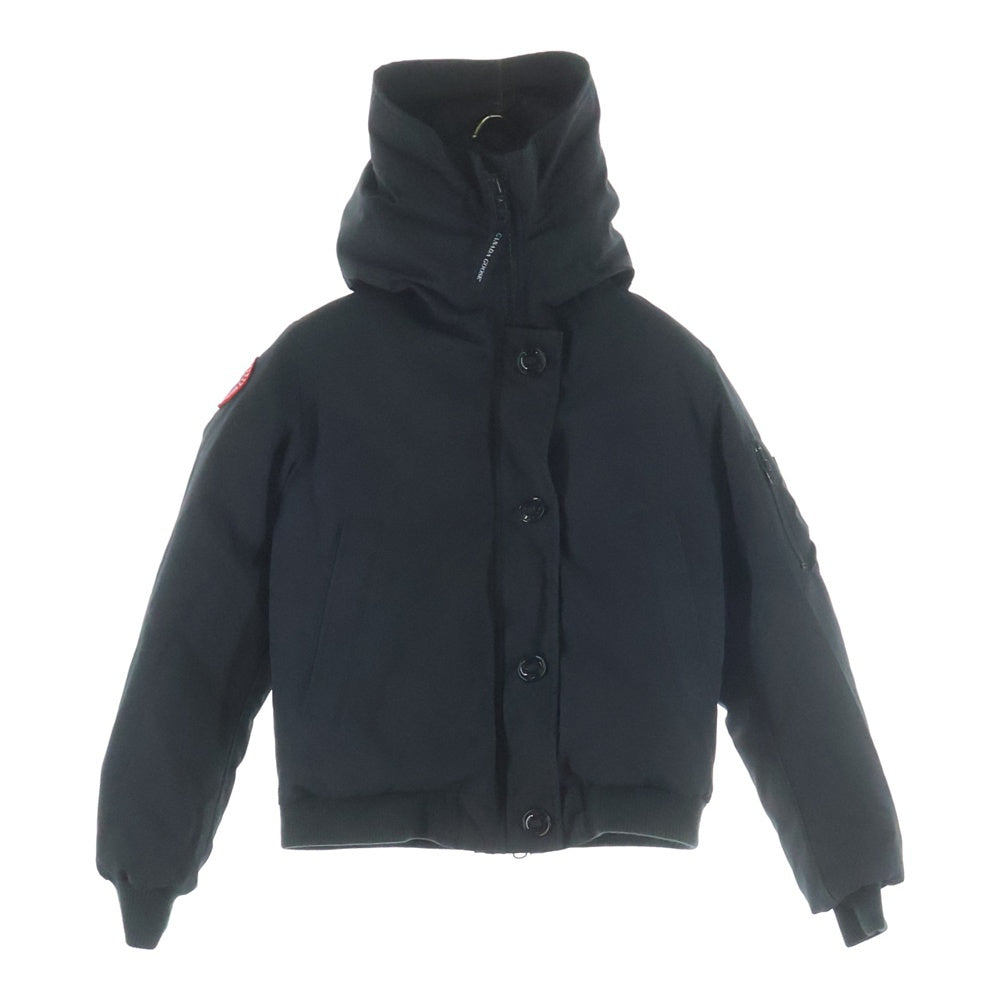 CANADA GOOSE(カナダグース) LABRADOR BOMBER ラブラドール ファー付き フーデッド ジップアップ ボンバージャケット ブラック レディース 7967JL