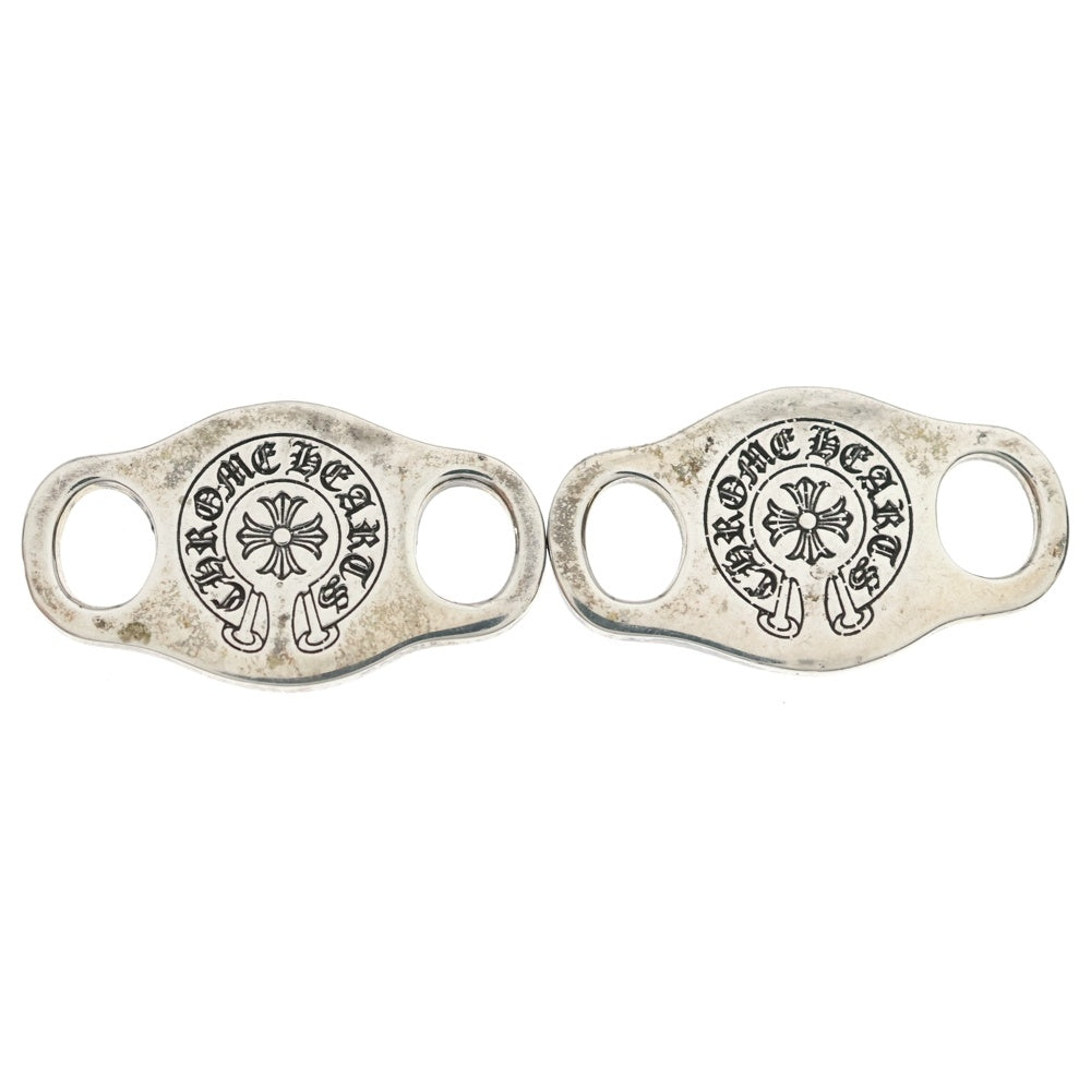 CHROME HEARTS(クロムハーツ) SHOELACE SET V1 シューレース デュブレ 2個セット シルバー BCA313