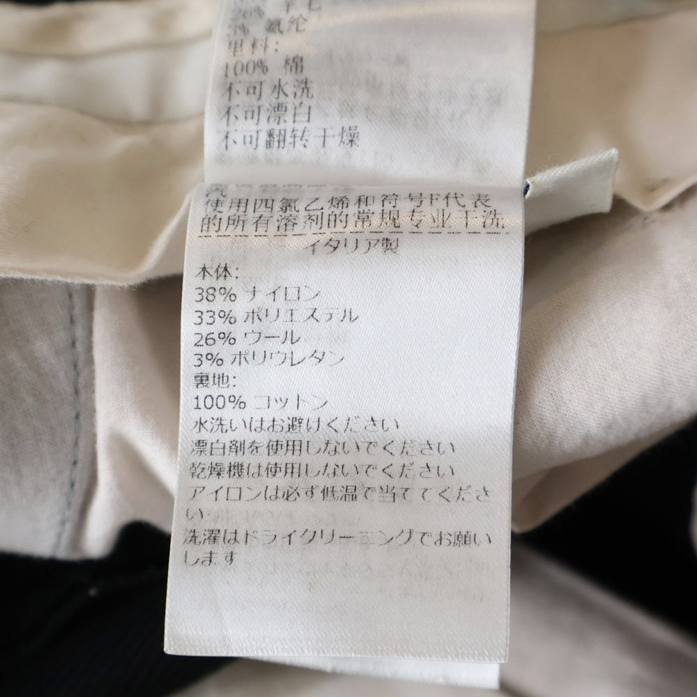 BOTTEGA VENETA(ボッテガヴェネタ) ヘリンボーン トラウザー スラックスパンツ ブラック 659698 V02W0