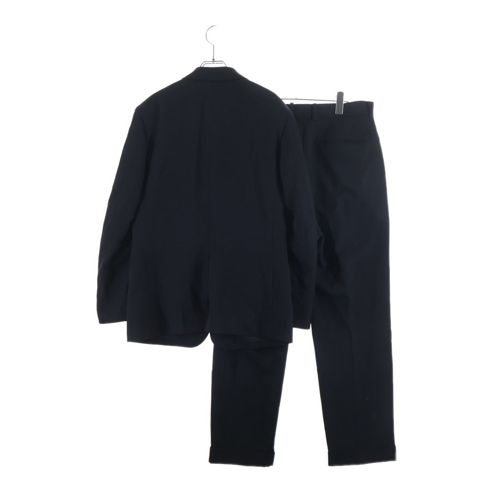 WACKO MARIA(ワコマリア) DORMEUIL SINGLE BREASTED JACKET/PLEATED TROUSERS TYPE-2 セットアップ スーツ ブラック